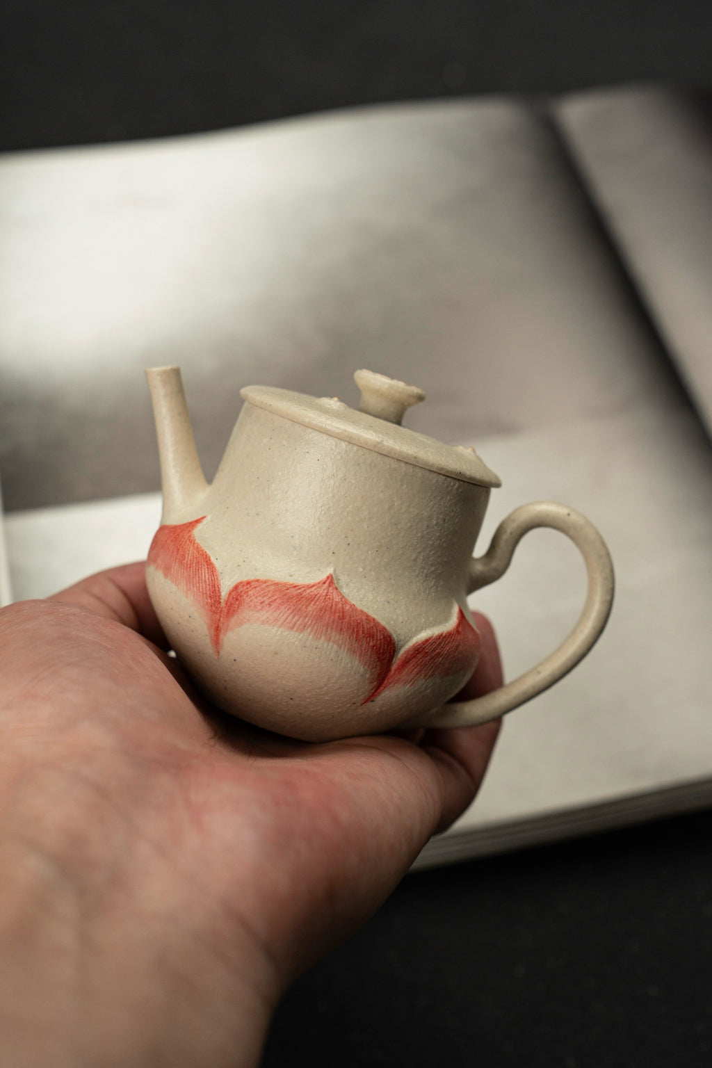 Calm Heart        130cc   - Yixing Zisha Purple Clay Teapot