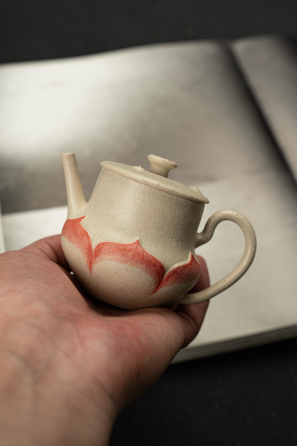 Calm Heart        130cc   - Yixing Zisha Purple Clay Teapot