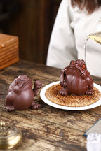 Ruyi &amp; Wealth-Attracting    - Yixing Zisha Handmade Tea Pets