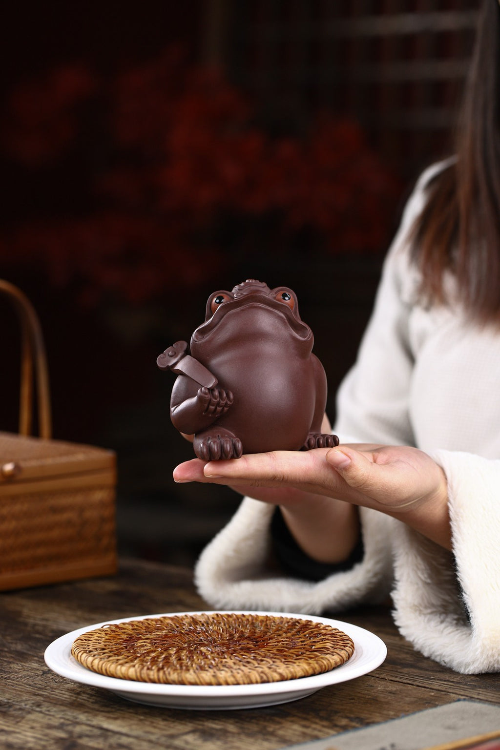Ruyi &amp; Wealth-Attracting    - Yixing Zisha Handmade Tea Pets