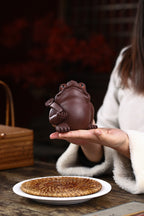Ruyi &amp; Wealth-Attracting    - Yixing Zisha Handmade Tea Pets