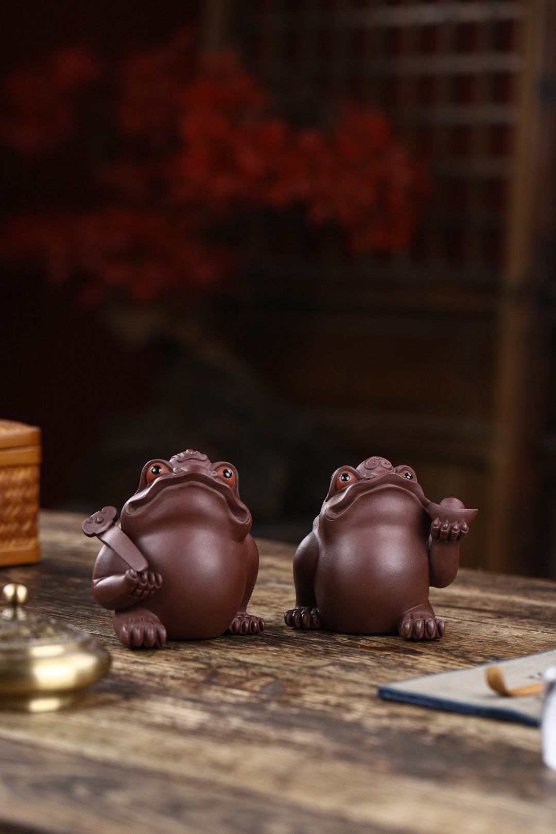 Ruyi &amp; Wealth-Attracting    - Yixing Zisha Handmade Tea Pets