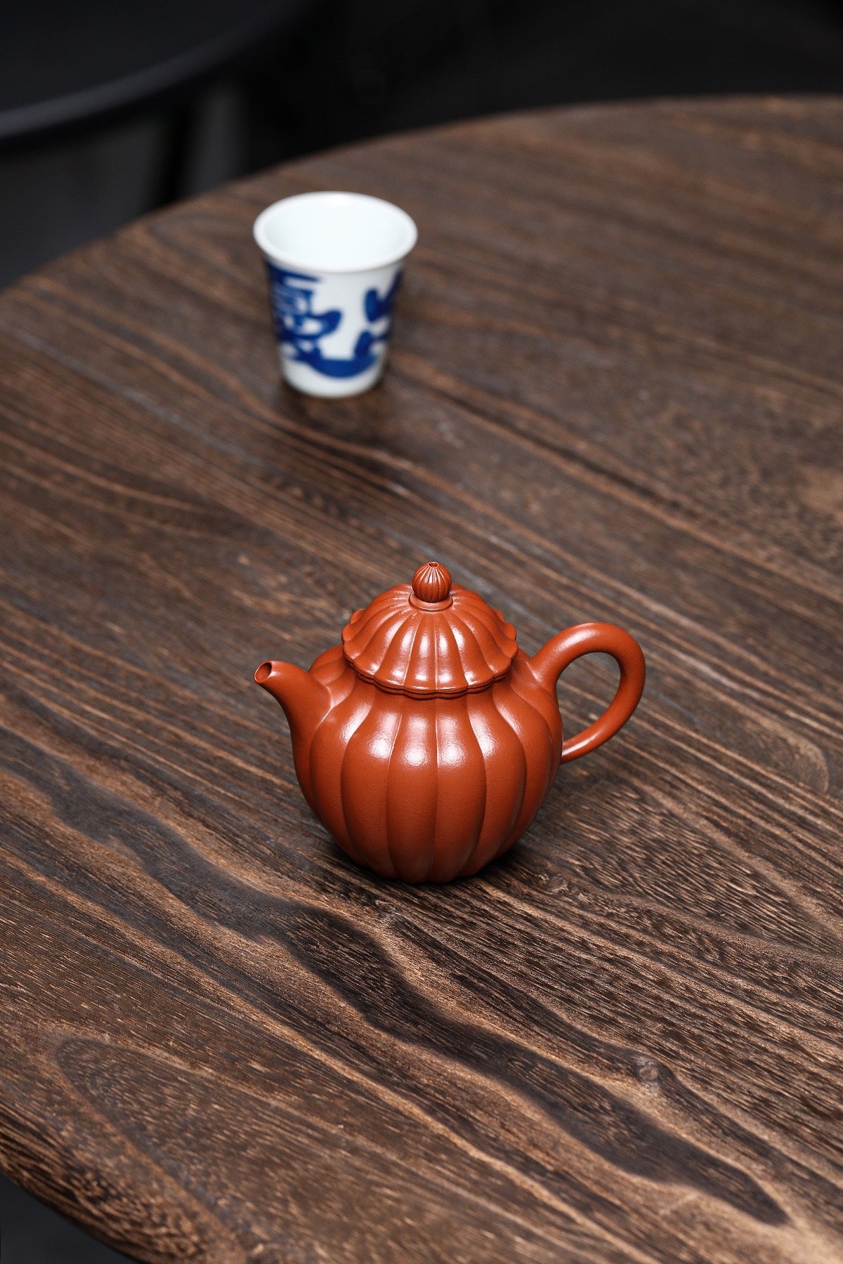 Ju Ban       130cc   - Yixing Zisha Purple Clay Teapot