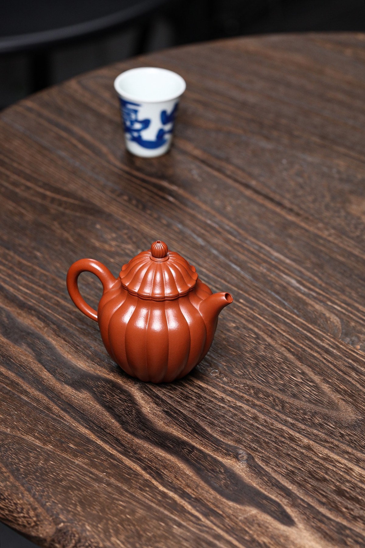 Ju Ban       130cc   - Yixing Zisha Purple Clay Teapot