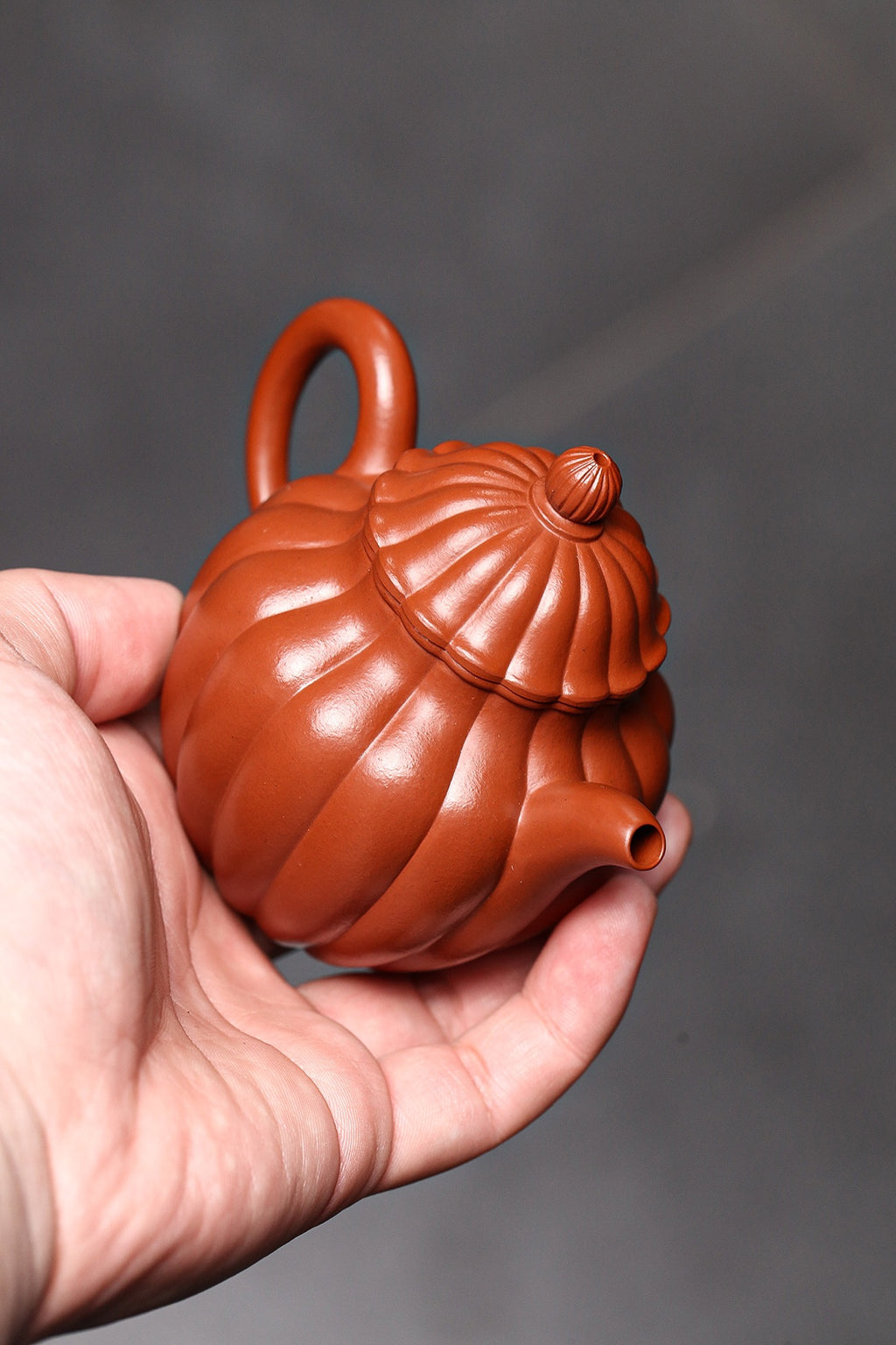 Ju Ban       130cc   - Yixing Zisha Purple Clay Teapot
