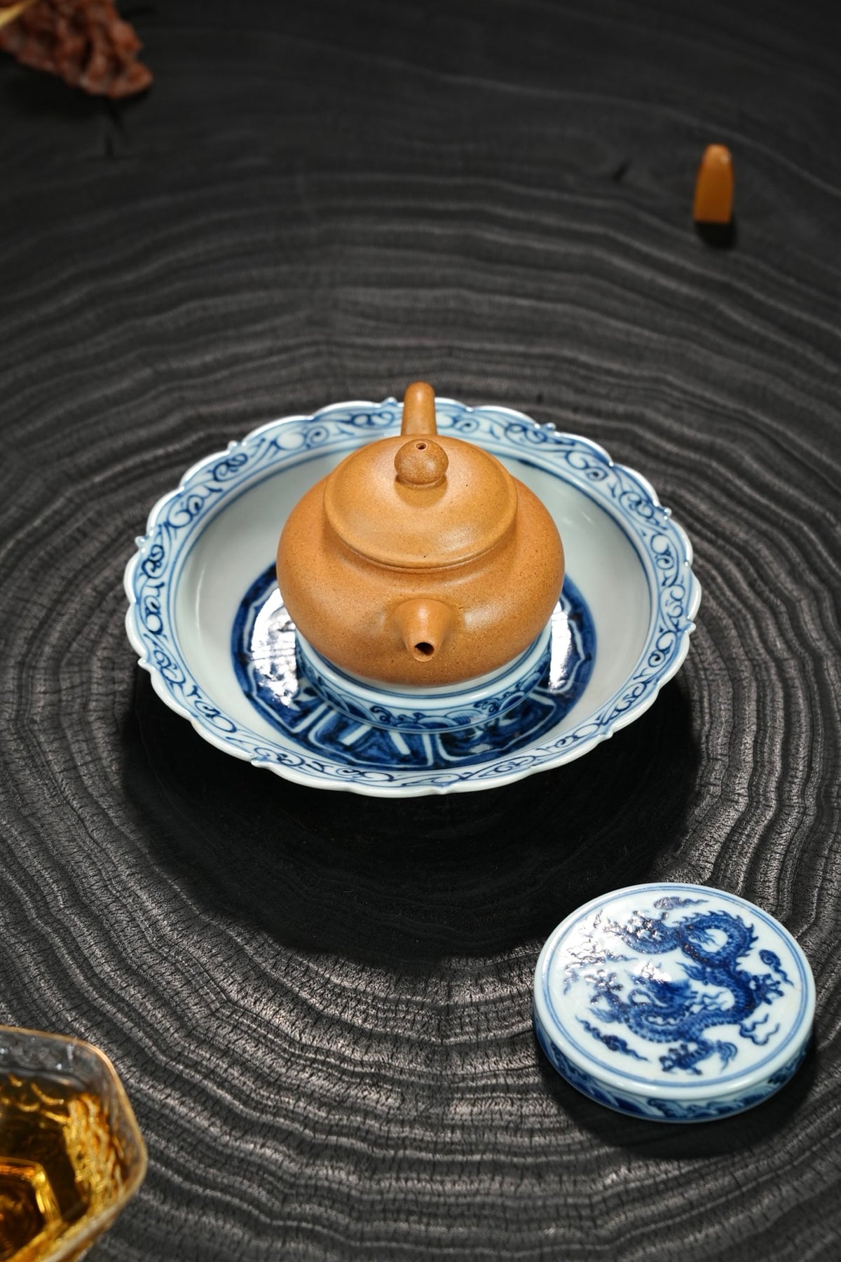 Yu Lin       120cc   - Yixing Zisha Purple Clay Teapot