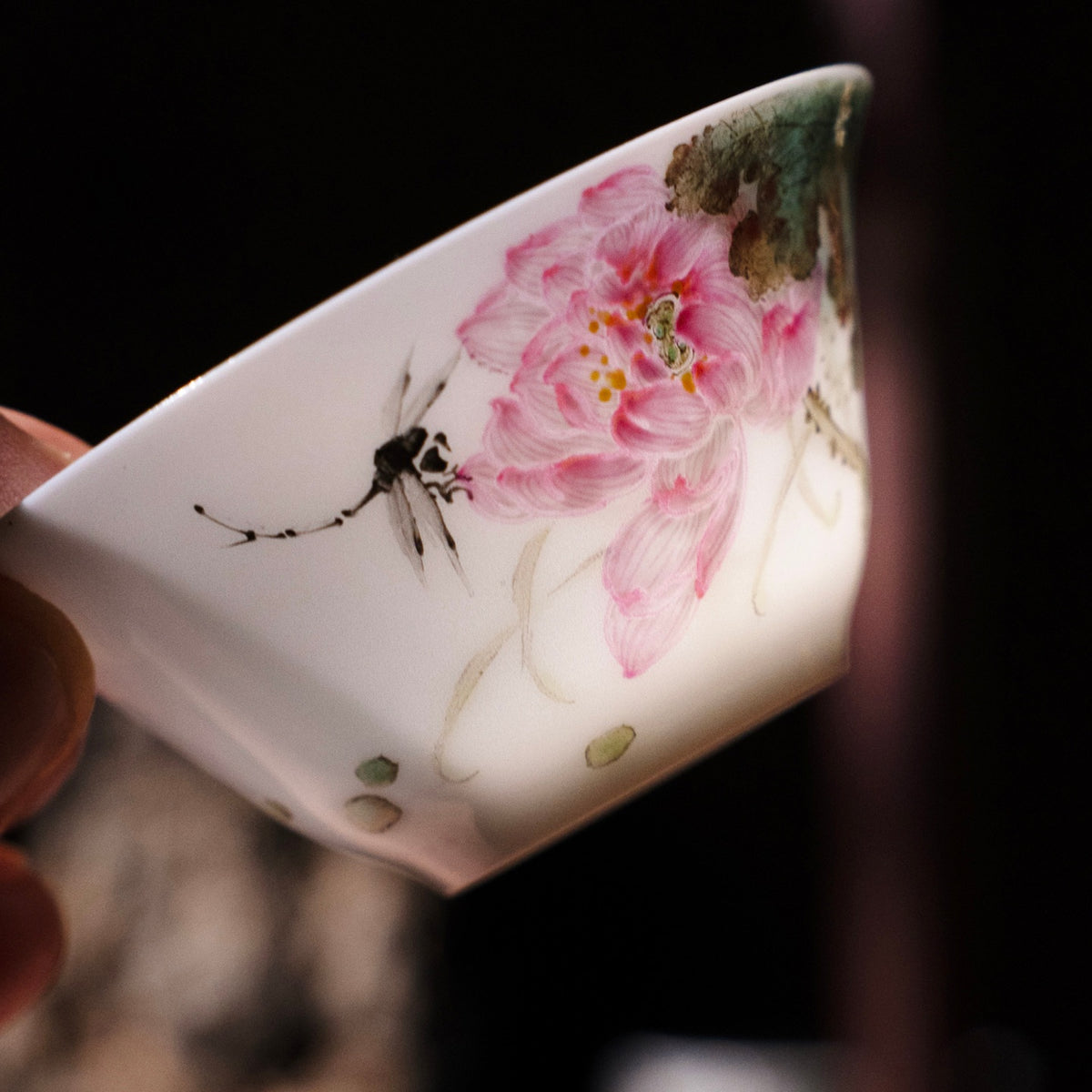 Pastel Lotus       40ml   -Jingdezhen porcelain
