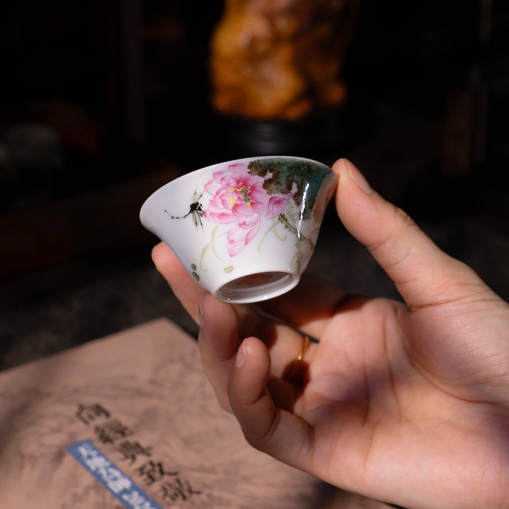 Pastel Lotus       40ml   -Jingdezhen porcelain
