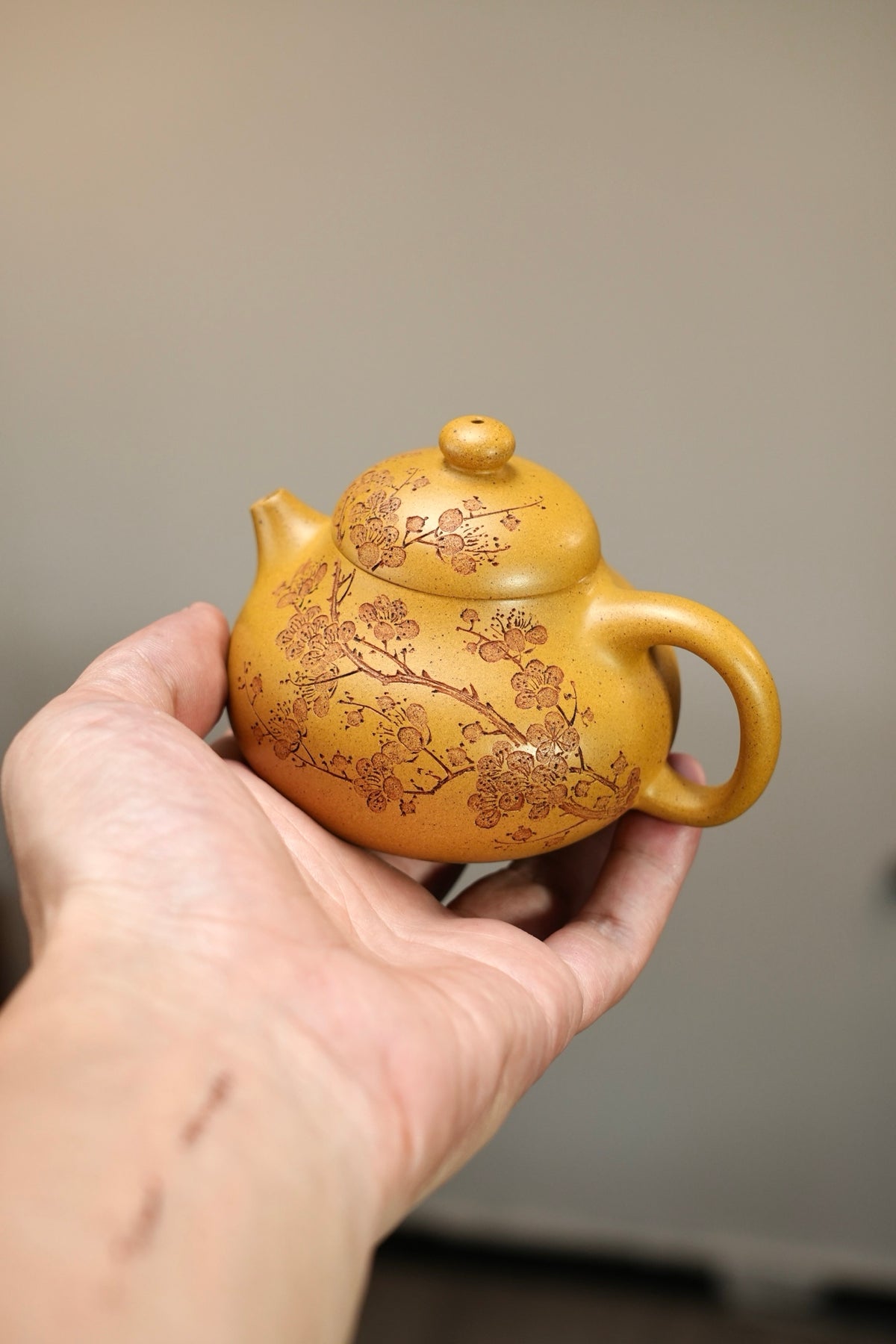 Wen Dan      180cc   - Yixing Zisha Purple Clay Teapot