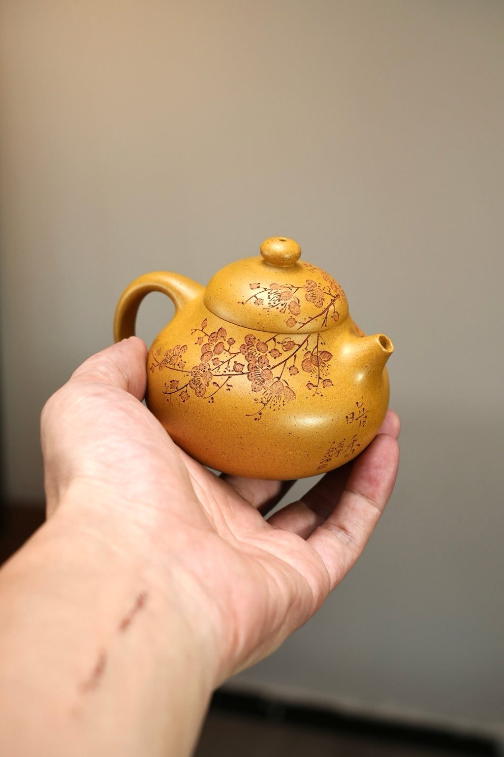 Wen Dan      180cc   - Yixing Zisha Purple Clay Teapot