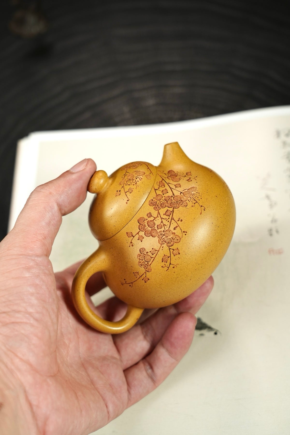 Wen Dan      180cc   - Yixing Zisha Purple Clay Teapot